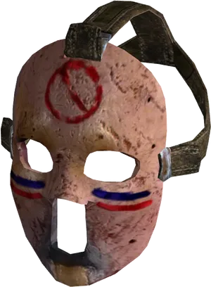Vintage Hockey Goalie Mask