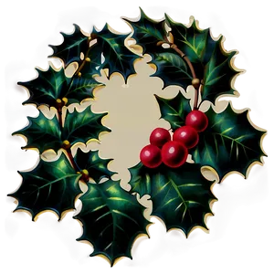 Vintage Holly PNG Jrq PNG