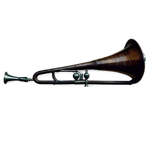 Vintage Horn Graphic Png 4 PNG image