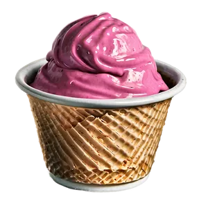 Vintage Ice Cream Cup Png 27 PNG image