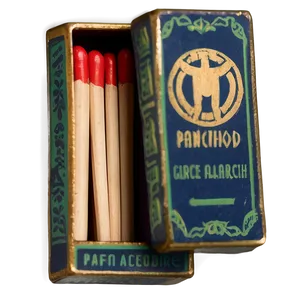 Vintage-inspired Matchbox PNG Oqe