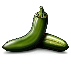 Vintage Jalapeno Illustration PNG 06132024 PNG