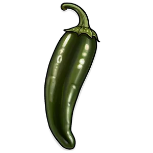 Vintage Jalapeno Illustration PNG 87 PNG