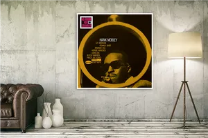 Vintage Jazz Album Wall Art PNG