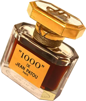 Vintage Jean Patou1000 Perfume Bottle PNG image