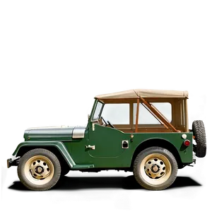 Vintage Jeep Side View PNG 40 PNG