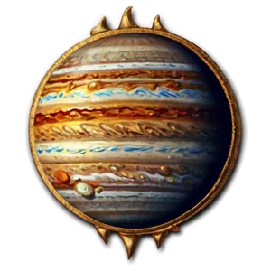 Vintage Jupiter Drawing PNG Igd93