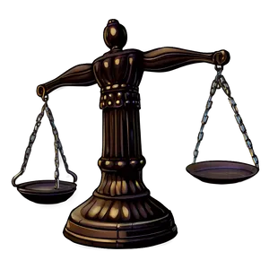 Vintage Justice Scale PNG 19