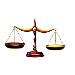 Vintage Justice Scale PNG 60