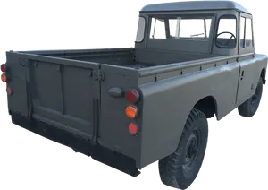 Vintage Land Rover Pickup PNG image