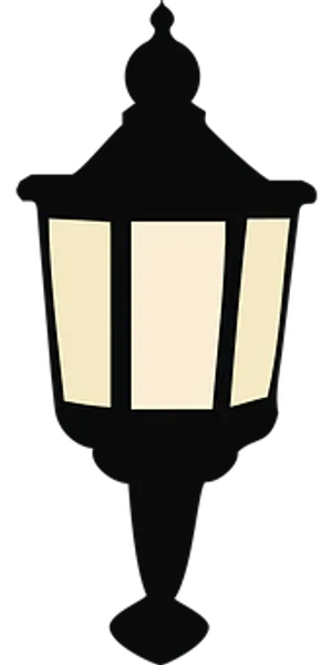 Vintage Lantern Silhouette