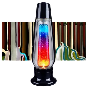 Vintage Lava Lamp Design PNG 30