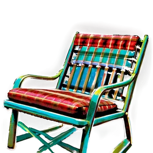 Vintage Lawn Chair Png Hns PNG image