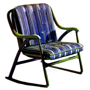 Vintage Lawn Chair Png Xju PNG image