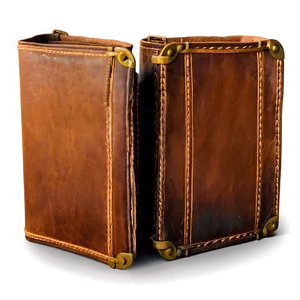 Vintage Leather Book Bag Png Xlh39 PNG image