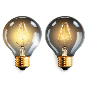 Vintage Light Bulb PNG 40