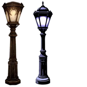 Vintage Light Post Png 97 PNG image