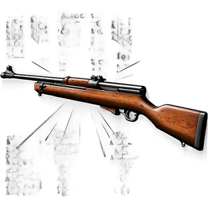 Vintage M1 Garand Illustration Png 06212024 PNG image