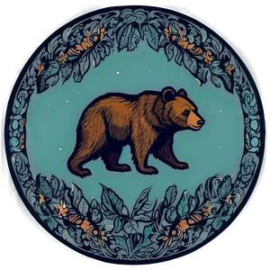 Vintage Mama Bear Emblem Png 67 PNG image