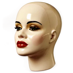 Vintage Mannequin Head Collection Png Mhn45 PNG image