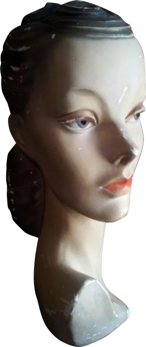 Vintage Mannequin Head Profile