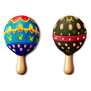 Vintage Maraca Collection PNG Tbu86 PNG