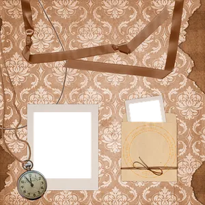 Vintage Memories Scrapbook Background