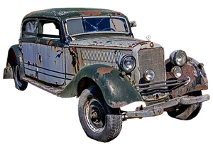 Vintage Mercedes Rustic Charm PNG image