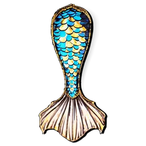 Vintage Mermaid Scales Png 06272024 PNG image