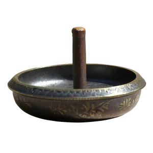 Vintage Metal Ashtray Png Uue PNG image