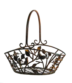 Vintage Metal Fruit Basket