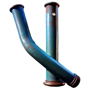 Vintage Metal Pipe PNG 05252024 PNG