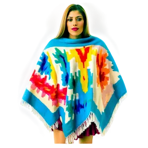 Vintage Mexican Poncho Style Png Eqp16 PNG image