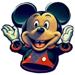 Vintage Mickey And Minnie Png Wlc13 PNG image