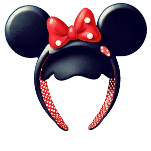 Vintage Minnie Mouse Ears Png 17 PNG image