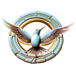 Vintage Mockingjay Illustration Png Sqq34 PNG image