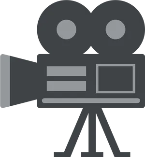 Vintage Movie Camera Icon PNG image