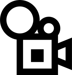 Vintage Movie Camera Icon PNG
