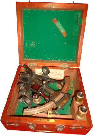 Vintage Navigation Instruments Set PNG image