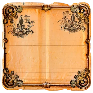 Vintage Note Paper PNG Yts PNG