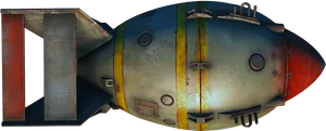 Vintage Nuclear Bomb Model