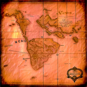 Vintage Old Map Paper Texture PNG 06252024 PNG