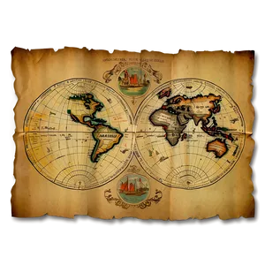 Vintage Old Map Paper Texture PNG 94 PNG