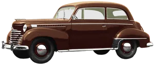 Vintage Opel Sedan Classic Car PNG image