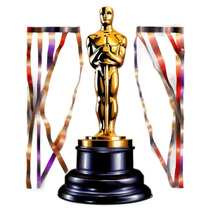 Vintage Oscar Statue PNG Kkp38 PNG