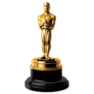 Vintage Oscar Statue PNG Mgo90 PNG
