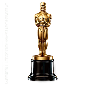 Vintage Oscar Statue PNG Oeq PNG