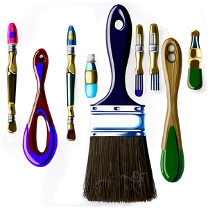 Vintage Paint Brush PNG Svo54