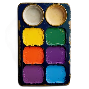 Vintage Paint Palette Png 93 PNG image