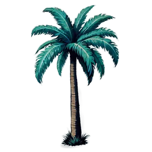 Vintage Palm Tree PNG Kat56